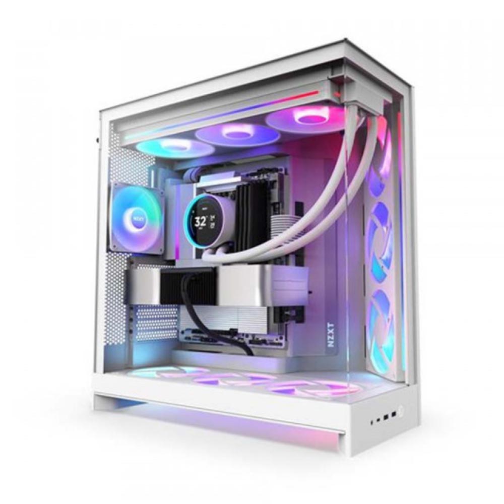 Vỏ máy tính NZXT H9 FLOW RGB PLUS ALL White (CM-H92FW-P1) Vỏ máy tính NZXT H9 FLOW RGB PLUS ALL White (CM-H92FW-P1)