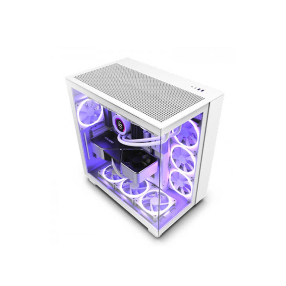 Vỏ máy tính NZXT H9 FLOW RGB ALL White (CM-H92FW-R1) Vỏ máy tính NZXT H9 FLOW RGB ALL White (CM-H92FW-R1)