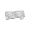 Bộ bàn phím chuột không dây Logitech MK250 (Bluetooth/ Trắng)