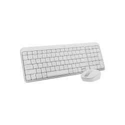Bộ bàn phím chuột không dây Logitech MK250 (Bluetooth/ Trắng)