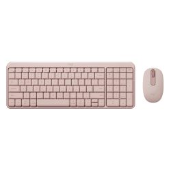 Bộ bàn phím chuột không dây Logitech MK250 (Bluetooth/ Hồng)