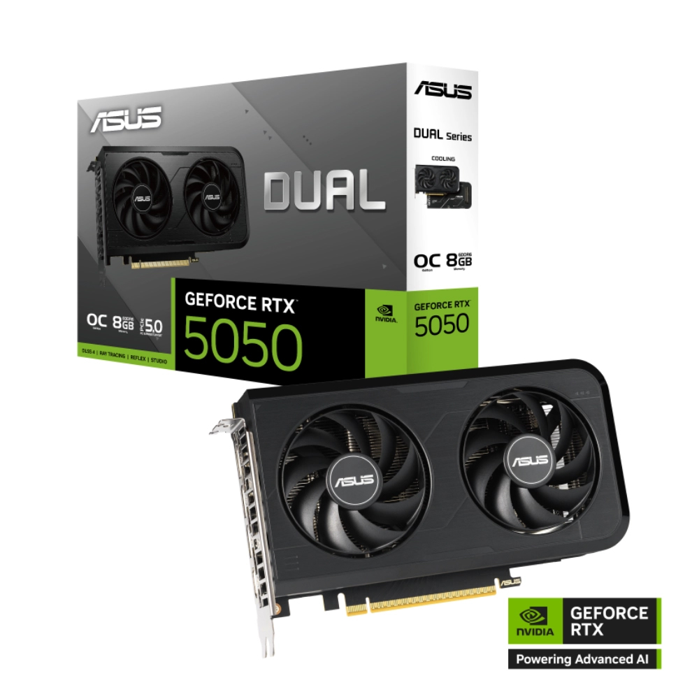 Card đồ họa Asus Dual GeForce RTX 5050 8GB (GDDR6/ 128 bit) Card đồ họa Asus Dual GeForce RTX 5050 8GB (GDDR6/ 128 bit)