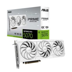 Card đồ họa Asus Prime GeForce RTX 5070 White OC Edition 12GB (GDDR7/ 192 bit)
