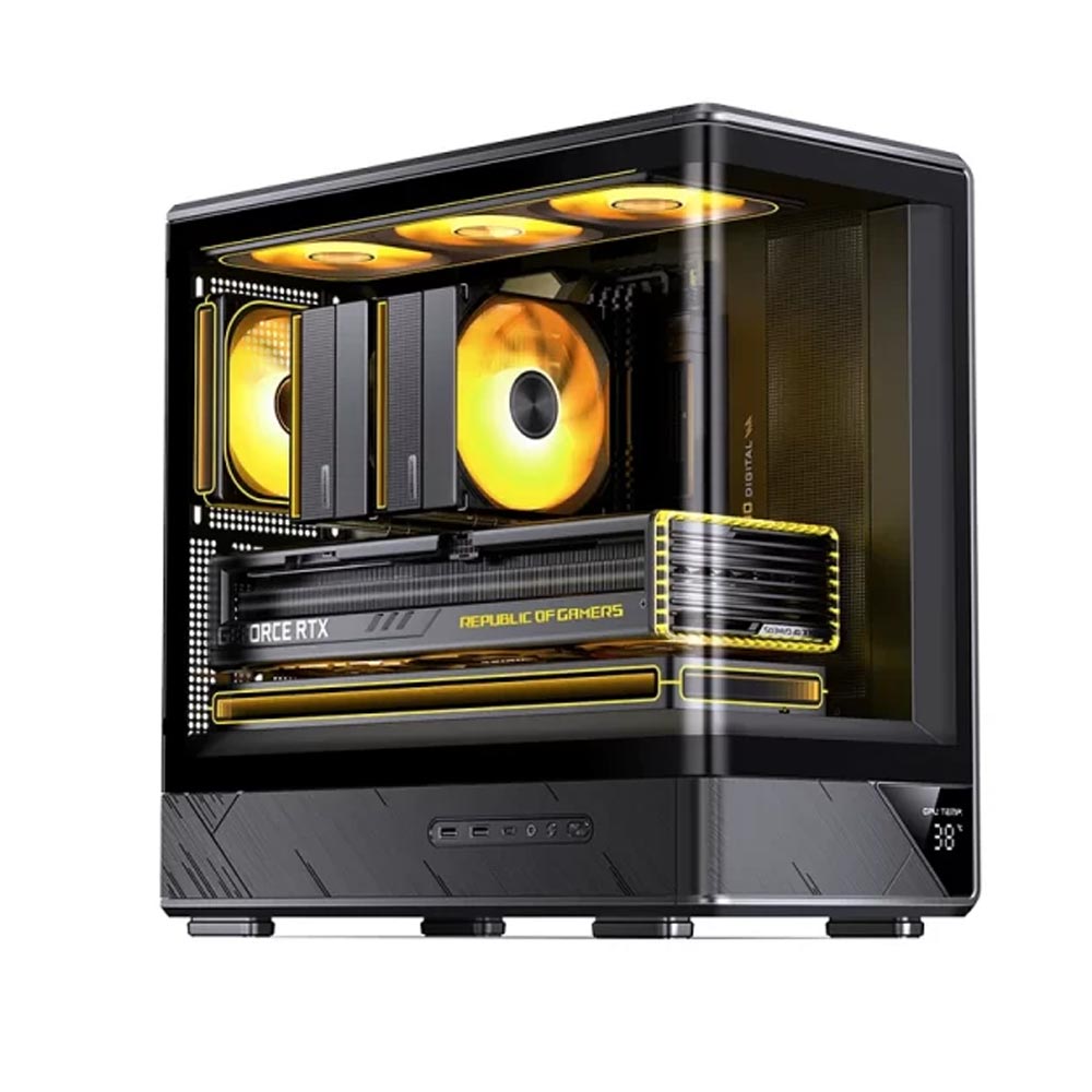 Vỏ máy tính JONSBO D200 Black (Mid Tower/ M-ATX/ Đen) Vỏ máy tính JONSBO D200 Black (Mid Tower/ M-ATX/ Đen)
