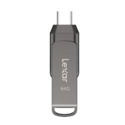 USB Lexar JumpDrive D400 OTG 64Gb USB-A và USB-C Màu ghi