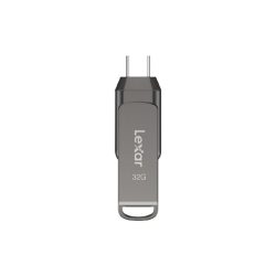 USB Lexar JumpDrive D400 OTG 32Gb USB-A và USB-C Màu ghi