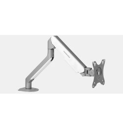 Giá treo màn hình HyperWork Humanmotion T6 Pro 2025-SLV (1 màn hình/ 22inch - 32inch/ Xám trắng/ Gắn bàn)