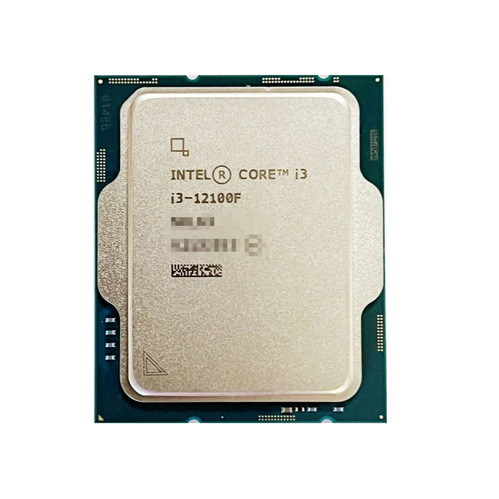 CPU Intel Core i3 12100F Tray (Socket 1700/ Base 3.3Ghz/ Turbo 4.3GHz/ 4 Cores/ 8 Threads/ Cache 12MB) CPU Intel Core i3 12100F Tray (Socket 1700/ Base 3.3Ghz/ Turbo 4.3GHz/ 4 Cores/ 8 Threads/ Cache 12MB)