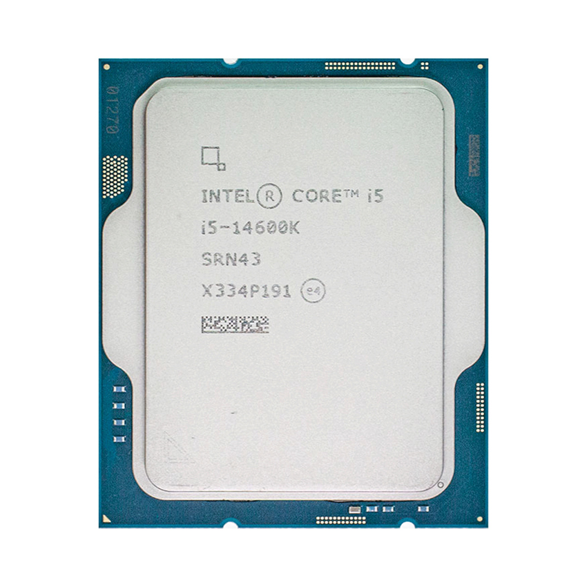 CPU Intel Core i5 14600K Tray (Socket 1700/ Base 3.5Ghz/ Turbo 5.3GHz/ 14 Cores/ 20 Threads/ Cache 24MB) CPU Intel Core i5 14600K Tray (Socket 1700/ Base 3.5Ghz/ Turbo 5.3GHz/ 14 Cores/ 20 Threads/ Cache 24MB)