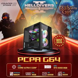 Máy tính PCPA G64 (Core Ultra 5 225F/16GB/RTX 5050 8Gb/650W)