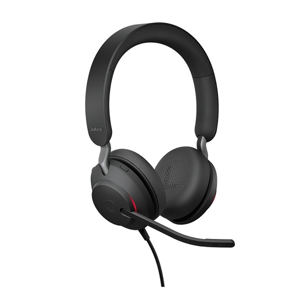 Tai nghe call center Jabra Evolve2 40 SE MS Stereo (USB-C và USB- A, 2 tai)