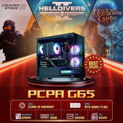 Máy tính PCPA G65 (i5 14600KF/16GB/RTX 5060TI 8Gb/650W)