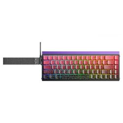 Bàn phím cơ Aula HERO68HE Đỏ đen gradient contour Dragon King magnetic switch