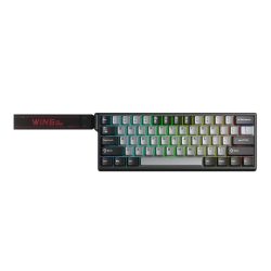 Bàn phím cơ Aula WIN60HE PRO Xám đậm + Xám nhạt Xingyi magnetic switch