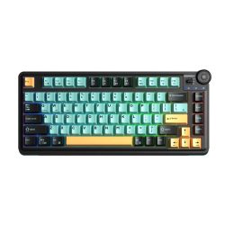 Bàn phím cơ Aula 3 MODE AU75 màu đen+xanh lá+cam Bloomfield switch