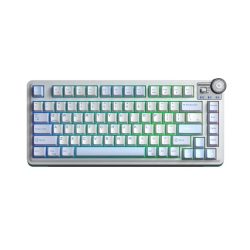 Bàn phím cơ Aula 3 MODE AU75 màu Xanh nhạt + Trắng + Xanh đậm Star Vector Switch