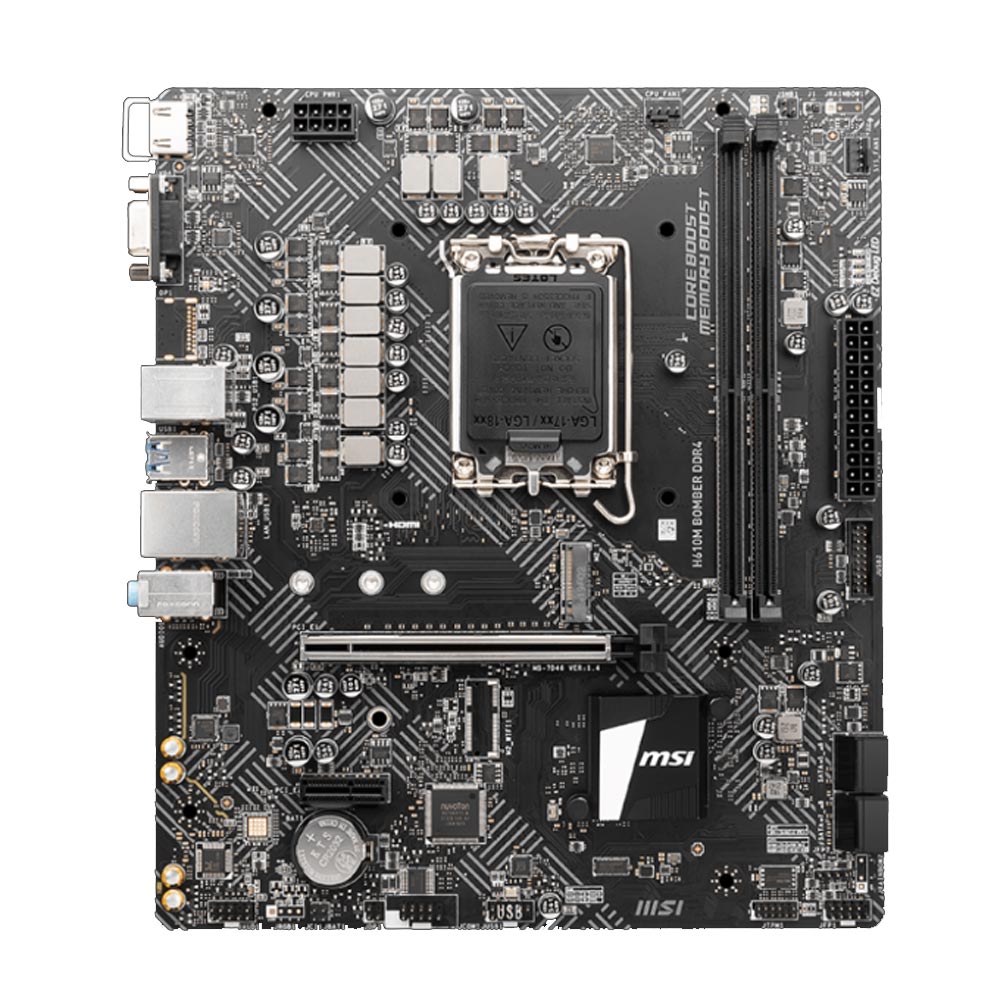 Mainboard MSI H610M BOMBER DDR4 (Intel H610/ Socket 1700/ M-ATX/ 2 khe ram) Mainboard MSI H610M BOMBER DDR4 (Intel H610/ Socket 1700/ M-ATX/ 2 khe ram)