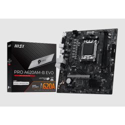 Mainboard MSI PRO A620AM-B EVO (AMD A620/ Socket AM5/ M-ATX/ 2 khe ram)