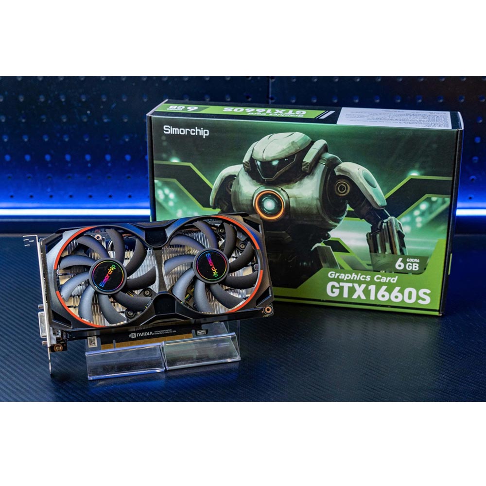 Card đồ họa Simorchip GeForce GTX1660S 6GB DDR6 Card đồ họa Simorchip GeForce GTX1660S 6GB DDR6