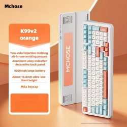 Bàn phím cơ MCHOSE 3 Modes K99 V2 - Horizon Orange Icy Creamsicle Switch