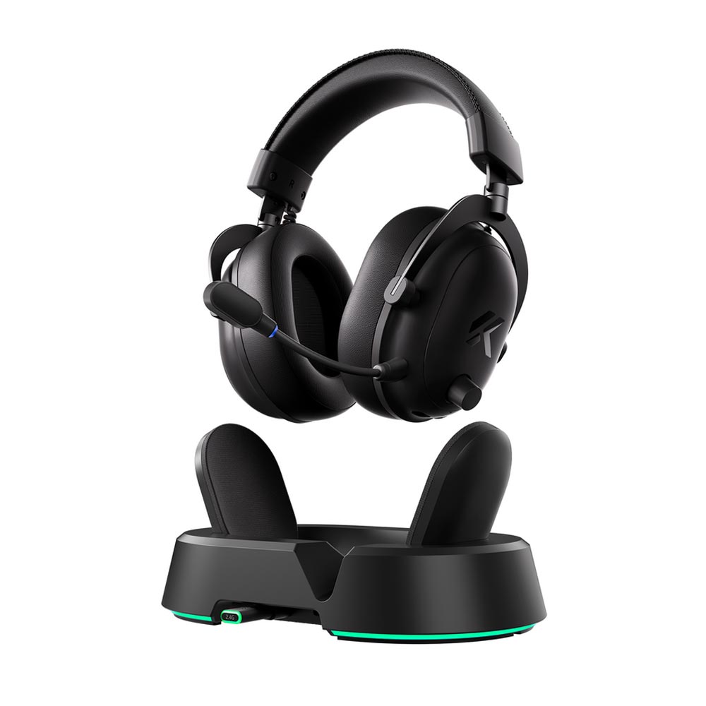 Tai nghe không dây Gaming MCHOSE V9 Turbo+ Wireless - Steel Black
