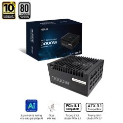 Nguồn máy tính Asus PRO-WS-3000P (3000W/ 80 Plus Platinum/ Full-Modular)