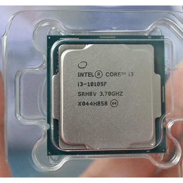 CPU Intel Core i3 10105F Tray (Socket 1200/ Base 3.7Ghz/ Turbo 4.4GHz/ 4 Cores/ 8 Threads/ Cache 6Mb)