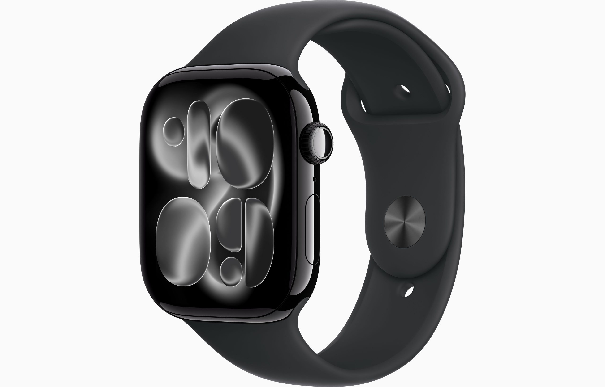 Đồng hồ thông minh Apple Watch Series 11 (46mm/ GPS/ Viền Nhôm/ Dây Silicon/ Jet Black/ S/M)