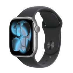 Đồng hồ thông minh Apple Watch Series 11 (42mm/ GPS/ Viền Nhôm/ Dây Silicon/ Space Grey/ M/L)