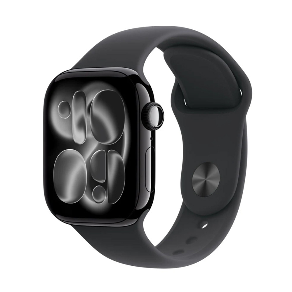 Đồng hồ thông minh Apple Watch Series 11 (46mm/ GPS/ Viền Nhôm/ Dây Silicon/ Jet Black/ M/L)