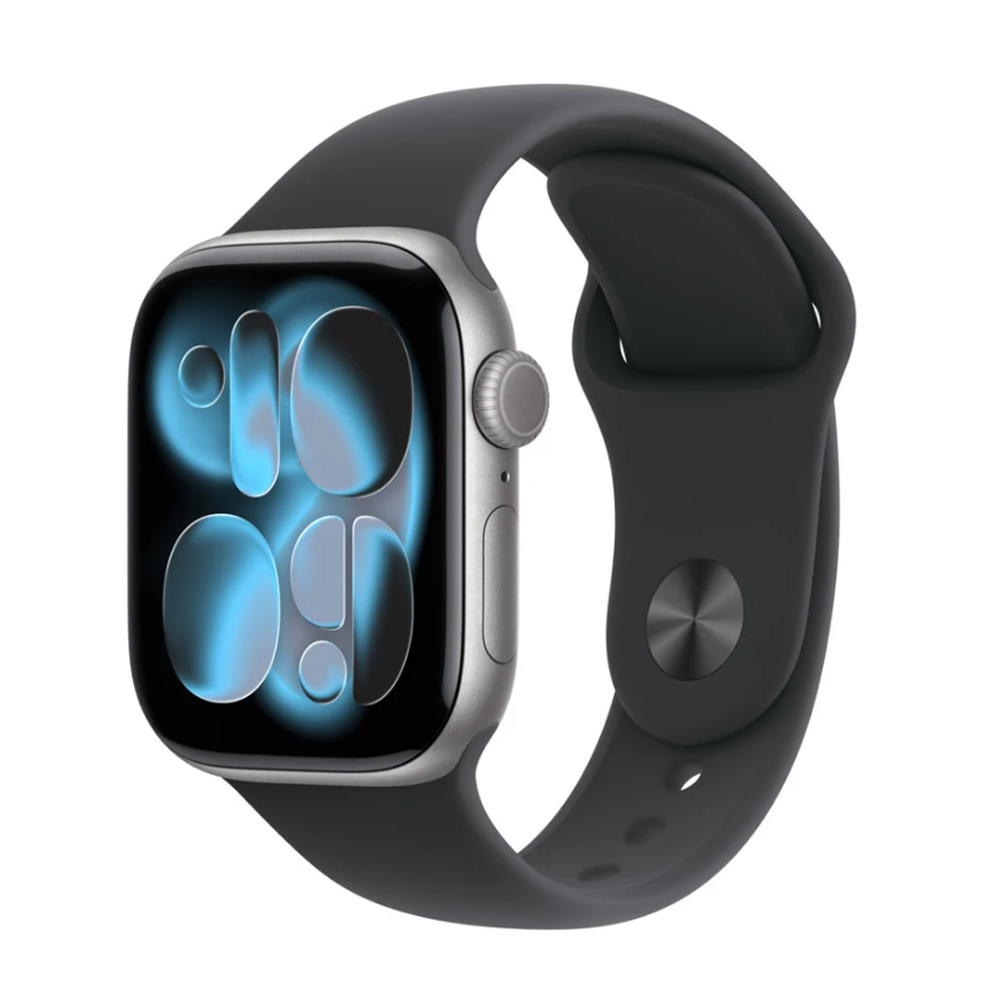 Đồng hồ thông minh Apple Watch Series 11 (46mm/ GPS/ Viền Nhôm/ Dây Silicon/ Space Grey/ S/M)