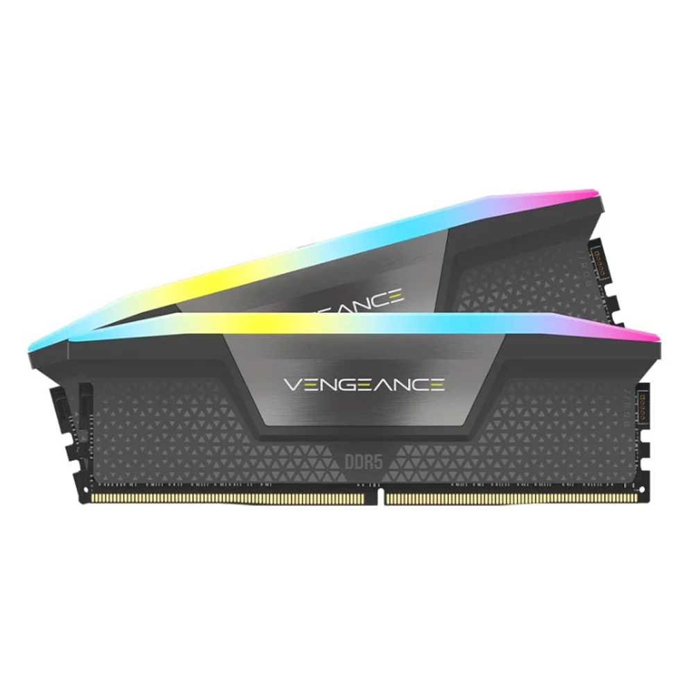 Ram PC Corsair Vengeance RGB 64GB (2x32GB) DDR5 6000Mhz (CMG64GX5M2D6000Z40)