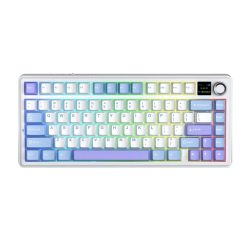 Bàn phím cơ Aula 3 MODE F75 MAX xanh + trắng + tím Reaper switch