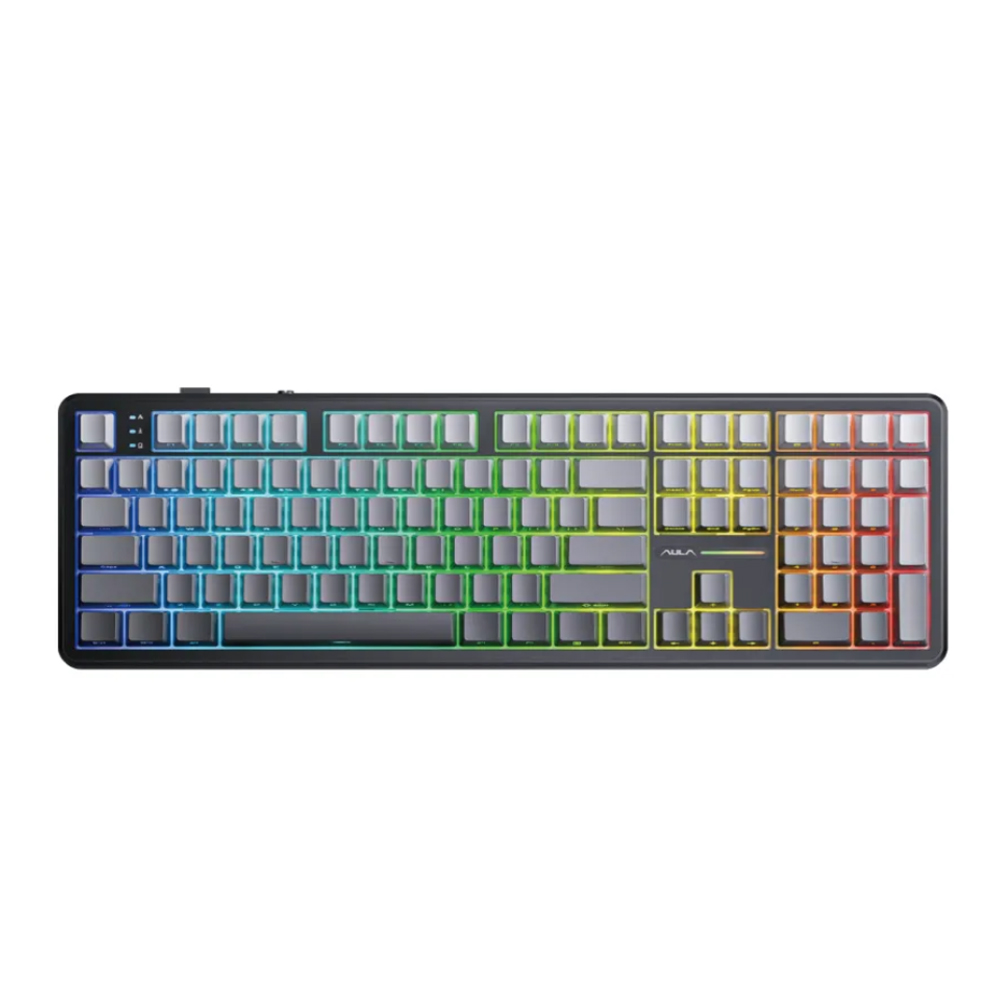 Bàn phím cơ Aula 3 MODE F108 xám đen gradient Nimbus V3 switch Bàn phím cơ Aula 3 MODE F108 xám đen gradient Nimbus V3 switch