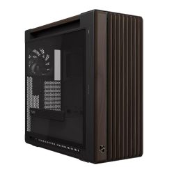 Vỏ máy tính Asus ProArt PA602 Wood Edition Modern Black - Tempered Glass Panel (Mid Tower/ E-ATX)
