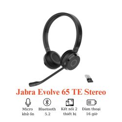 Tai nghe call center Jabra Evolve 65 TE Link 390a MS Stereo