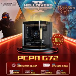 Máy tính PCPA G72 (Core Ultra 5 245KF/16GB/RTX 5060TI 8Gb/650W)