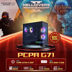 Máy tính PCPA G71 (Core Ultra 5 225F/16GB/RTX 5060TI 8Gb/650W)