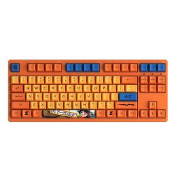 Bàn phím cơ AKKO 3087 RF Dragon Ball Z - Goku Wireless (Switch v3 - Cream Yellow) (USB Type-C/ Cam)
