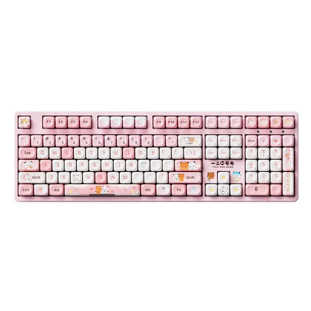 Bàn phím cơ AKKO 3108 V3 Yier and Bubu Pink (Pink)
