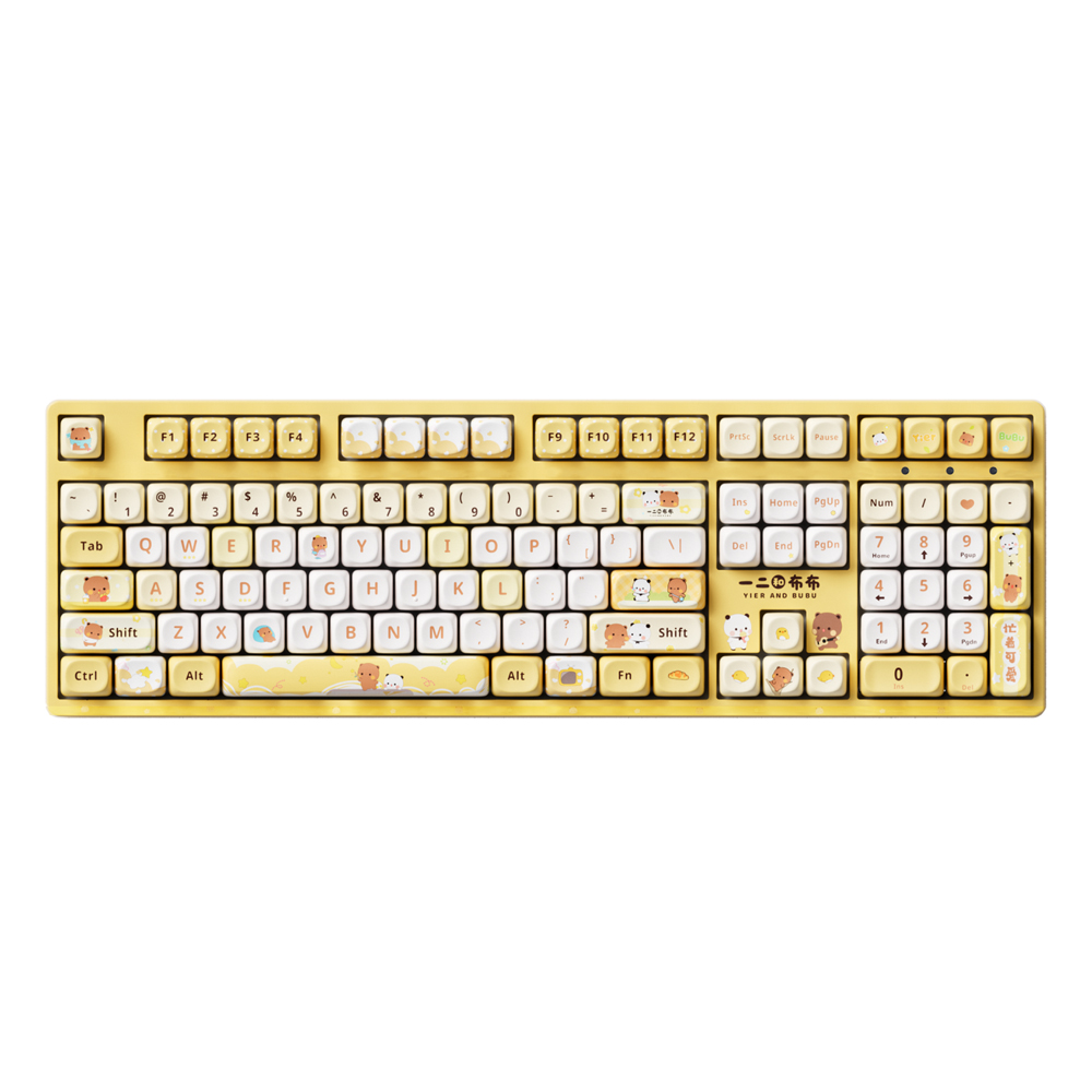 Bàn phím cơ AKKO 3108RF V3 Yier and Bubu yellow (Yellow)