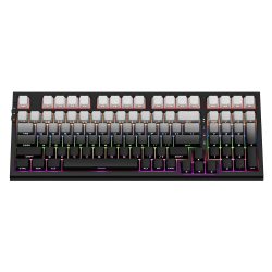 Bàn phím cơ Newmen Gaming GM328 Plus, Gradient Gray (LED Rainbows)