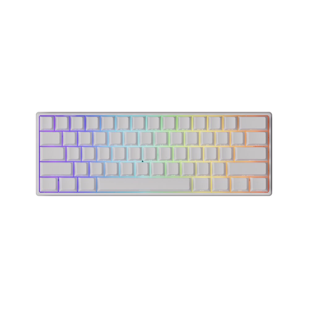 Bàn phím cơ AKKO MonsGeek FUN60 Pro SP White Glare Magnetic Switches (Trắng)