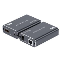 Bộ khuếch đại kéo dài tín hiệu HDMI qua Lan 120M VegGieg V-HD120 có điều khiển từ xa IR