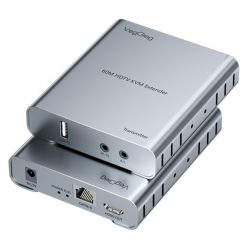 Bộ khuếch đại kéo dài tín hiệu HDMI qua Lan 60M VegGieg V-HD010 – Hỗ trợ USB và âm thanh