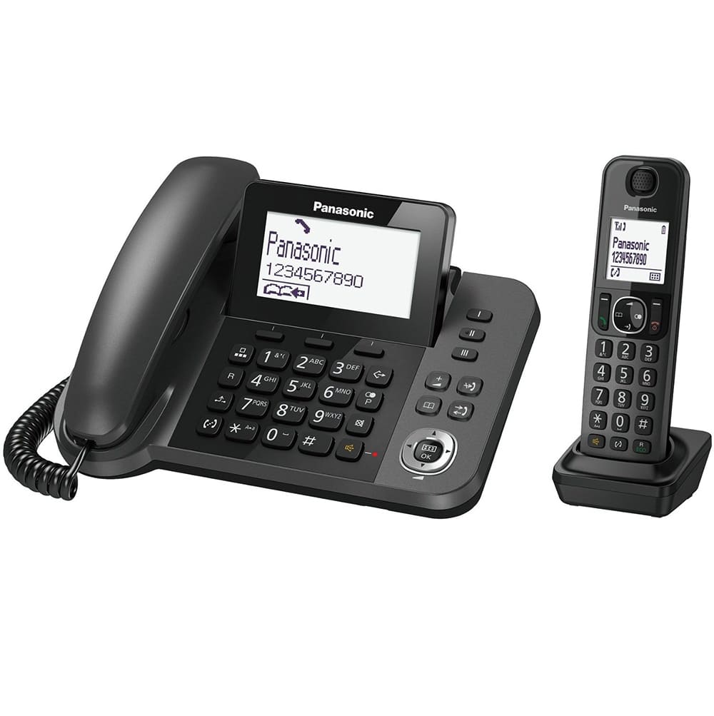 Điện thoại kéo dài Panasonic KX-TGF310- Đen Điện thoại kéo dài Panasonic KX-TGF310- Đen