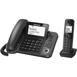 Điện thoại kéo dài Panasonic KX-TGF320- Đen