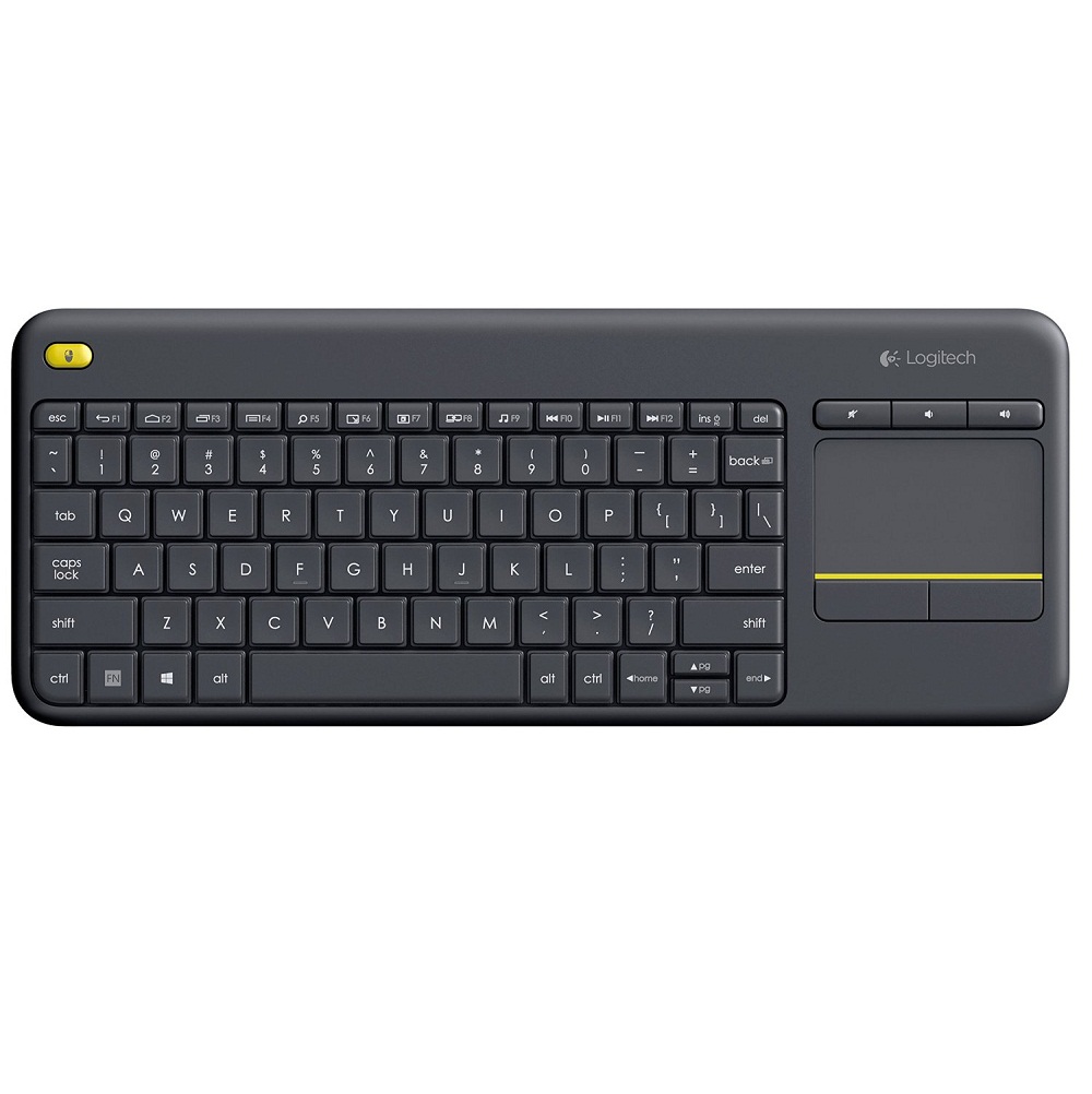 Bàn phím không dây Logitech K400 Plus Touch (Đen) Bàn phím không dây Logitech K400 Plus Touch (Đen)