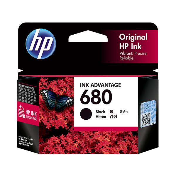 Mực in phun HP 680 Black F6V27AA (Dùng cho máy DeskJet1110/1115/2130/2135/3630/4520/4650) Mực in phun HP 680 Black F6V27AA (Dùng cho máy DeskJet1110/1115/2130/2135/3630/4520/4650)