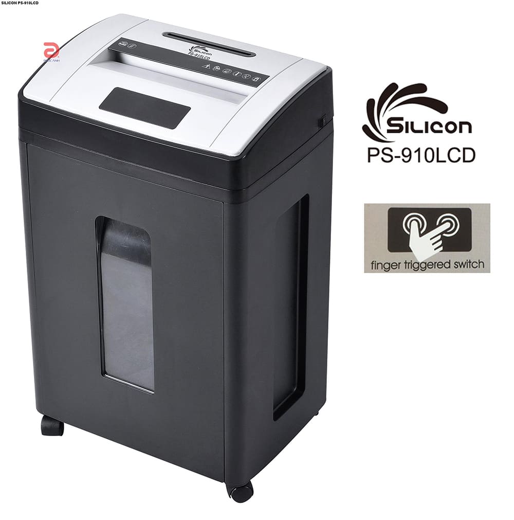 Máy hủy tài liệu Silicon PS-910LCD (Hủy vụn/ 10 Tờ/lần/ A4/A5) Máy hủy tài liệu Silicon PS-910LCD (Hủy vụn/ 10 Tờ/lần/ A4/A5)